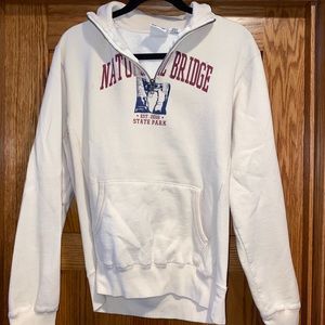 half zip sweatshirt